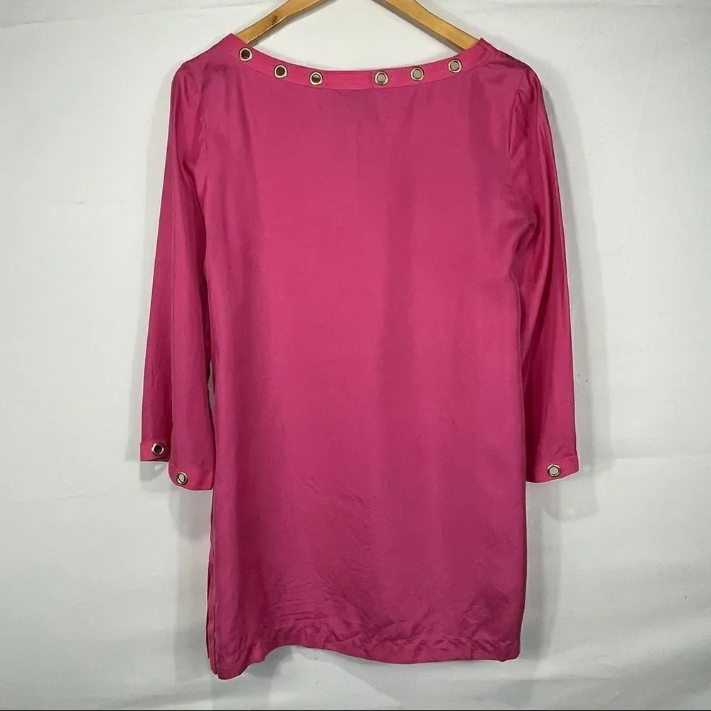 Dana Bushman Pink and Gold 3/4 Sleeve Tunic